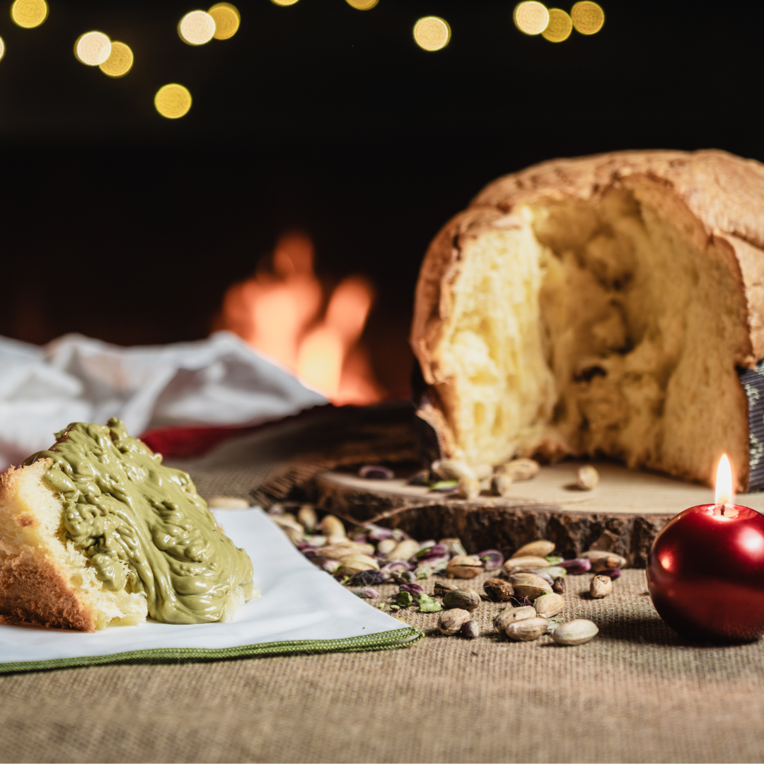 Panettone Artigianale al Pistacchio con Sac a Phoce