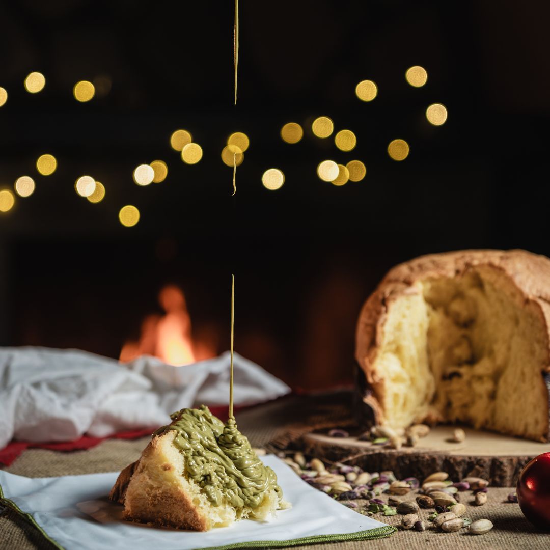 Panettone Artigianale al Pistacchio con Sac a Phoce