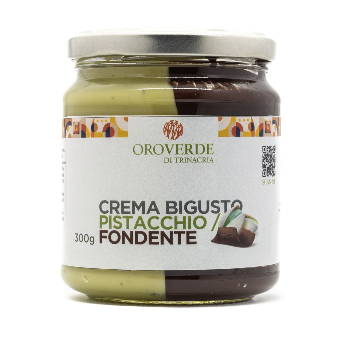 Crema Bigusto Pistacchio e Cioccolato Fondente